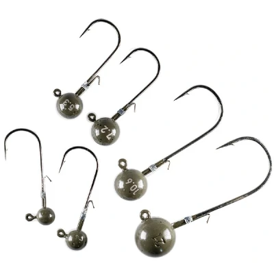 Afbeelding van LMAB Tungsten Round Jig Green Pumpkin Size 3/0 5,3 gr 3st.