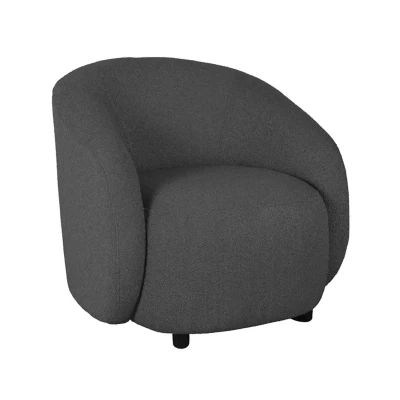 Afbeelding van LABEL51 Fauteuil Alby Antraciet Boucle Majorr