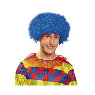 Afbeelding van Pruik My Other Me Krullen Blauw