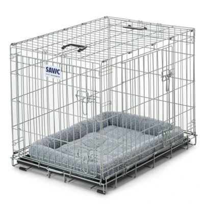 Afbeelding van M: L 76 x B 53 H 61 cm Savic Dog Residence Hondenbench incl. kussen