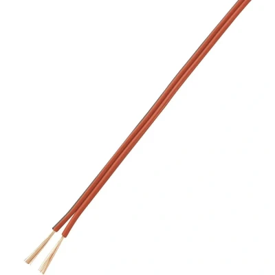 Afbeelding van TRU COMPONENTS 1567410 Draad LiY Z 2 x 0.14 mm² Rood, Zwart 10 m