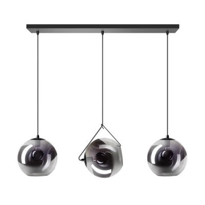 Afbeelding van ETH Hanglamp Orb Zwart 3xE27 Fitting