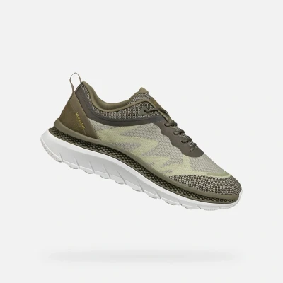 Afbeelding van GEOX SPHERICA ACTIF X HEREN Sneakers SALIEGROEN/LEGERGROEN Maat 40