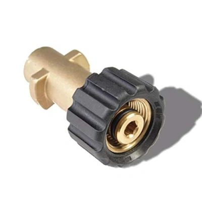 Afbeelding van PremiumPlus!+ adapter voor Kränzle hogedrukreiniger accessoires professioneel/industrieel met M22x1,5 binnendraad: bajonet Kärcher K2 K3 K4 K5 K6 K7 van ONE! Made in Germany