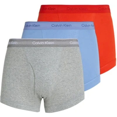 Afbeelding van Calvin Klein Underwear Trunk 3 PACK Onderbroeken, Heren, Maat: XL, Glacier/grey heather/molten