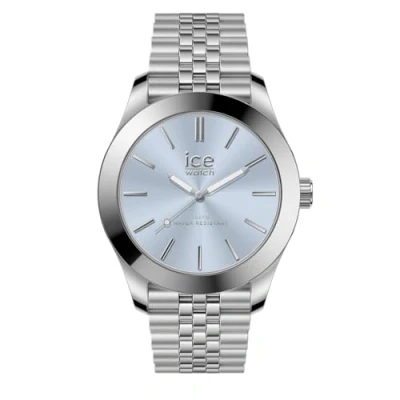 Afbeelding van ICE Watch steel Silver light blue 024744 Horloge Staal Zilverkleurig Ø 34 mm