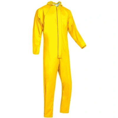 Afbeelding van Herford Regenoverall Geel Maat 2 XL