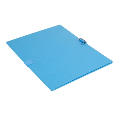 Afbeelding van Map uitrekbare rug papier zwart, folie 5 stuks per