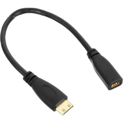 Afbeelding van Mini HDMI (m) Micro (v) adapter versie 1.4 (4K 30Hz) 0,20 meter