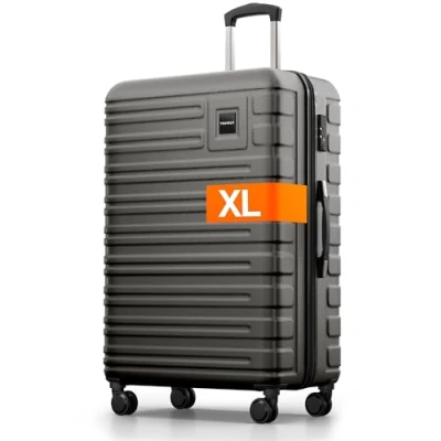Afbeelding van Travely Premium handbagagekoffer, 55 x 40 20 cm, geschikt voor Ryanair, Lufthansa, Eurowings en dergelijke, 36 liter trolley, handbagage met zachte wielen praktisch TSA slot, reiskoffer,