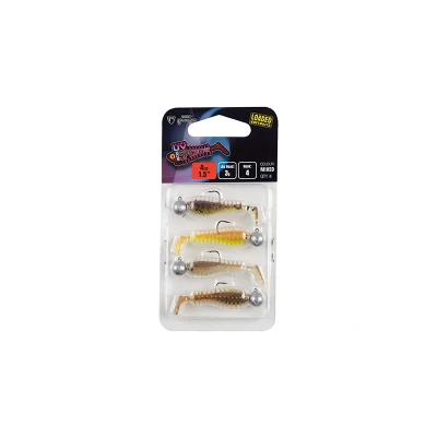 Afbeelding van Fox Rage Micro Spikey Fry Mixed UV Colour Pack Loaded Softbaits 4cm (3g) (4 stuks) Shad