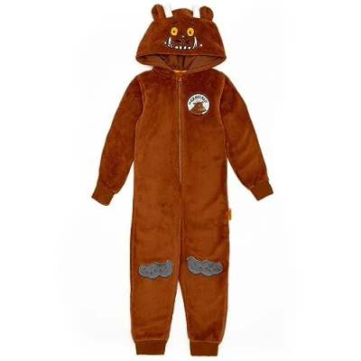 Afbeelding van Gruffalo Kinderen Unisex Bruine Onesie Ga op magische avonturen met dit iconische personage kostuum nachtkleding Perfect voor spelen, ontdekken en dromen Gezellig, comfortabel vol plezier