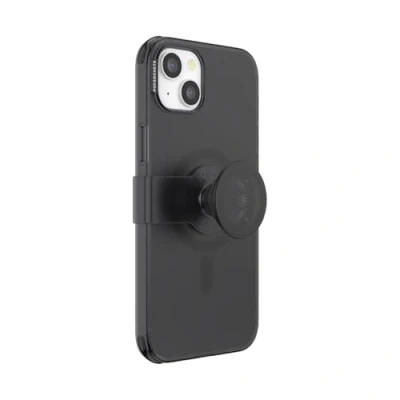 Afbeelding van PopSockets: PopCase PlantCore voor MagSafe Plantaardige Hoesje iPhone 14 Plus met een Verplaatsbare PopGrip Slide Standaard en Grip Verwisselbare Top Black