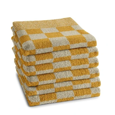 Afbeelding van Keukendoek DDDDD Barbeque Ochre (set van 6)