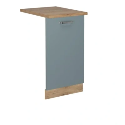 Afbeelding van Vicco R Line Vaatwasser deksel 45 cm , WB Eik Blauw grijs