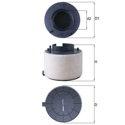 Afbeelding van Mahle Original Luchtfilter LX 4249