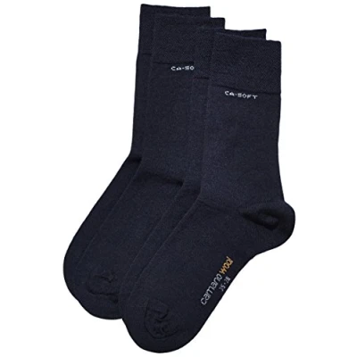 Afbeelding van Camano Gebreide damessokken 3242, 100 denier, set van 2, blauw (Navy 4), 35 38 EU