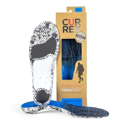 Afbeelding van CURREX HikePro inlegzool je nieuwe dimensie van wandelen. Dynamische performance voor wandelen, hiking of wandelingen, blauw (High Profile), EU 44,5 46,5 (Tag XL)