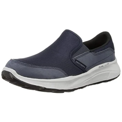 Afbeelding van Skechers Heren 232515 Char Sneaker, Navy Mesh Duraleather Trim, 42.5 EU