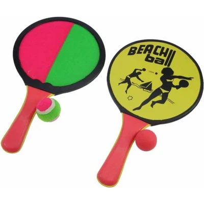 Afbeelding van Beachball vangspel 2 in 1 Vang en werpspel