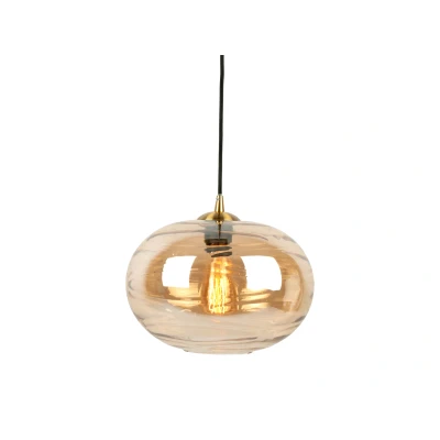 Afbeelding van Leitmotiv Hanglamp Glamour Sphere Amberbruin