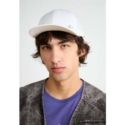 Afbeelding van Alpha Industries Label Unisex Pet, Maat: One Size, White/silver
