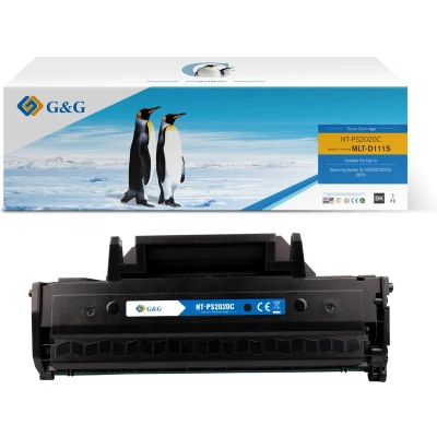 Afbeelding van G&amp;G Tonercassette vervangt Samsung MLT D111S Compatibel Zwart 1000 bladzijden