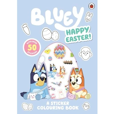 Afbeelding van Bluey: Happy Easter!: A Sticker Colouring Book