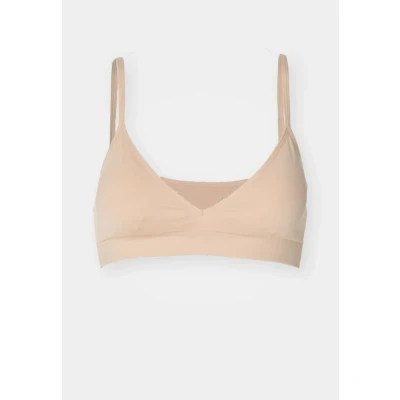 Afbeelding van Lindex SOFT Bralette DEEP V Bustier, Dames, Maat: 34, Beige