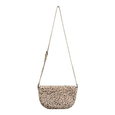 Afbeelding van FREDsBRUDER Leren Schoudertas Calm Saddle Bag Dotty Leo Beige