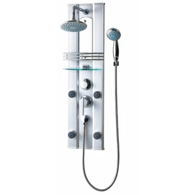 Afbeelding van Eisl Douchekolom Feeling inclusief waterbesparende afdichting, doucheset met regendouche en handdouche