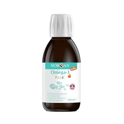 Afbeelding van NORSAN Omega 3 FISK Visolie Hooggedoseerd 1120mg per serving Aanbevolen door meer dan 4000 artsen vloeibaar aangename smaak zonder oprispingen