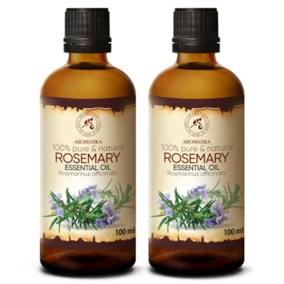 Afbeelding van Rozemarijn Olie Essentiële Set 2x100ml 100% Puur &amp; Natuurlijk Aromatherapie Geurolie Geurverspreider Ontspanning Toevoegen aan Bad Cosmetica Massage Wellness Aroma Lamp Of Elektrische Diffuser