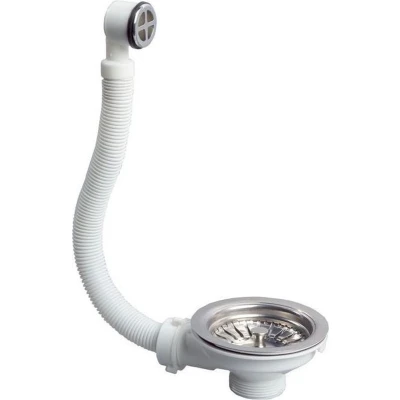 Afbeelding van Wirquin afvoerplug korf met overloop 90mm