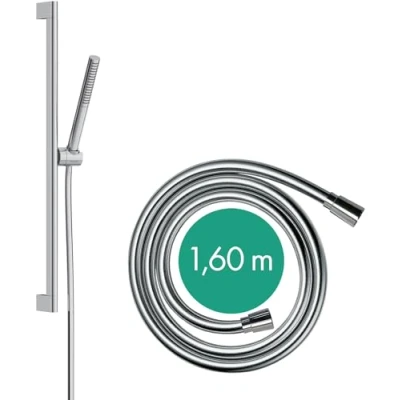 Afbeelding van hansgrohe pulsify s doucheset 100 1jet ecosmart met glijstang 65 cm chroom 24372000