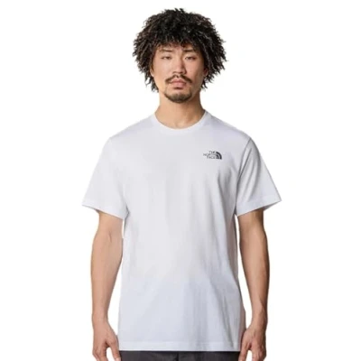 Afbeelding van The North Face Vertical TEE Tshirt print, Heren, Maat: Small, White