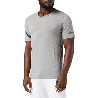 Afbeelding van uhlsport Essential PRO Tshirt print voor kinderen, Maat: 140, Dark grau melange