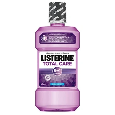 Afbeelding van Listerine Total Care mondspoeling, 6 in 1 mondwater, antibacterieel en met fluoride tegen cariës
