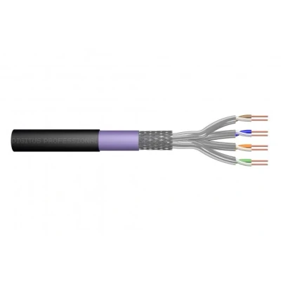 Afbeelding van Digitus DK 1741 VH 10 OD Netwerkkabel CAT 7 S/FTP 0.25 mm² Zwart (RAL 9005) 1000 m