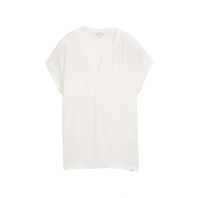 Afbeelding van TOM Tailor Tshirt basic, Dames, Maat: 3XL, Whisper white