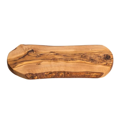 Afbeelding van Cookinglife Serveerplank Tunea Olijfhout met schors 33 x 15 cm