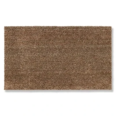 Afbeelding van deurmat binnen antislip duurzame stofbeheersingsmat afwasbaar 30C PVC FREE easy to clean 60x100 cm bruin
