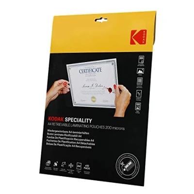 Afbeelding van Kodak lamineerfolie A4 Retrievable 200 micron 10 stuks