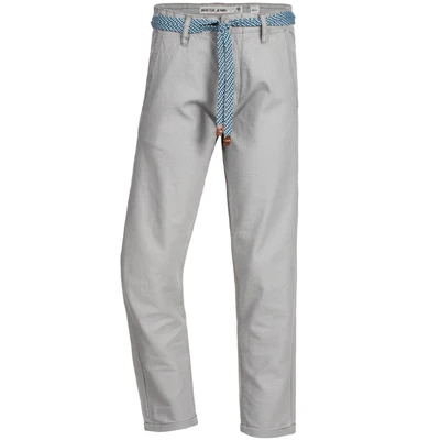 Afbeelding van Indicode Jeans Bryne Chino, Heren, Maat: Small, Lt grey