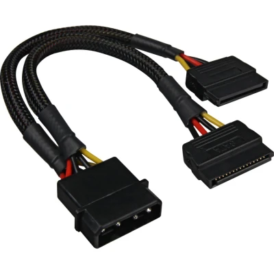 Afbeelding van Sharkoon Sata YStroomadapter