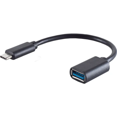 Afbeelding van S/CONN 13 30009 USB kabel 3.2 Gen 1 (3.1 1) 0,1 m C A Zwart