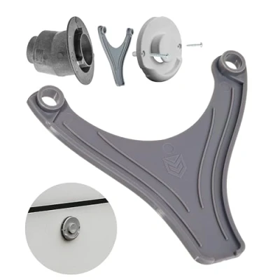 Afbeelding van Condenswaterafvoer voor caravanverwarming, 1 stuk, compatibel met TRUMA schoorsteendeel ZR80, gatafstand 96 mm, grijs, schoorsteenafvoer tegen vuil en ijsvorming, kap, schoorsteenafdekking,