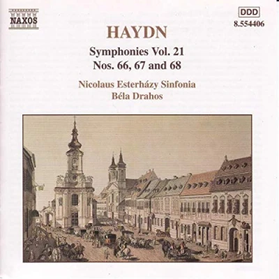 Afbeelding van Nicolaus Esterházy Sinfonia, Béla Drahos Haydn: Symphonies Nos. 66 68 (CD)