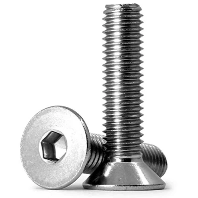 Afbeelding van (40 stuks) M6 x 16 mm verzonken schroeven met inbusschroeven 304 roestvrij stalen binnenzeskantschroef, volledige schroefdraad