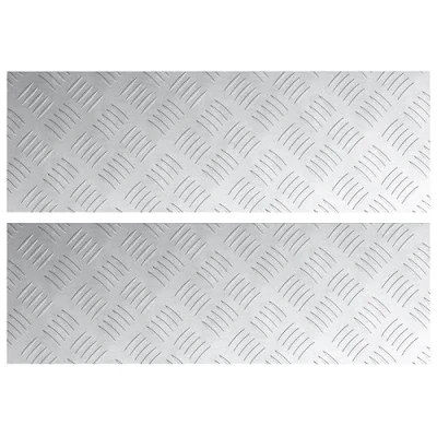 Afbeelding van vidaXL Grijs Metaal 60 x 20 0.3 cm Trap Treden Rechthoekig